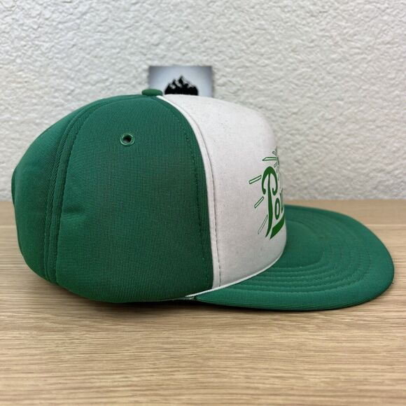 Vintage Pico Power Pak Snapback Trucker Hat Snapback Cap Green Car Guy - Picture 3 of 8
